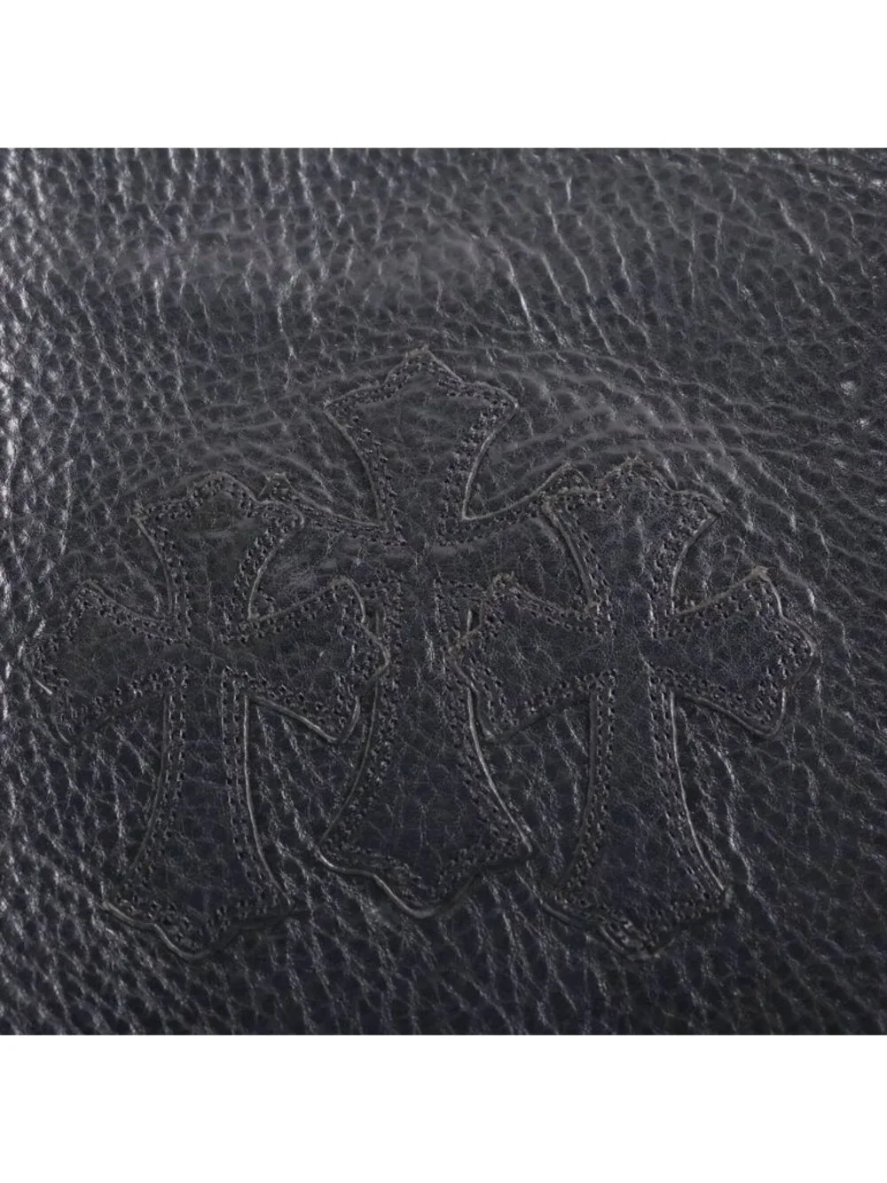 Chrome Hearts SQ Pkt 3 Ceme Square Pocket 3 Cross Patch Leather Shi Shoulder Bag